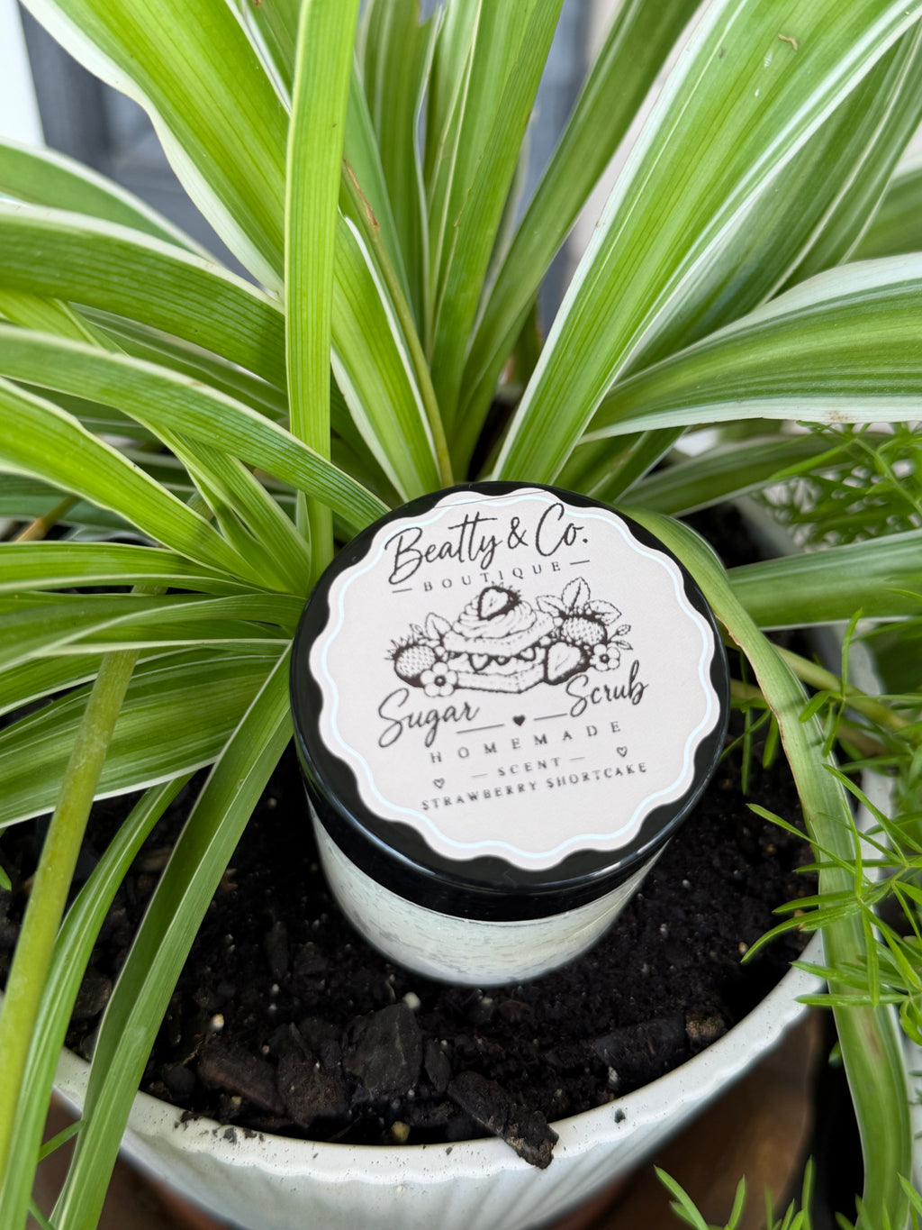 Beatty & Co. Boutique Sugar Scrub Strawberry Shortcake