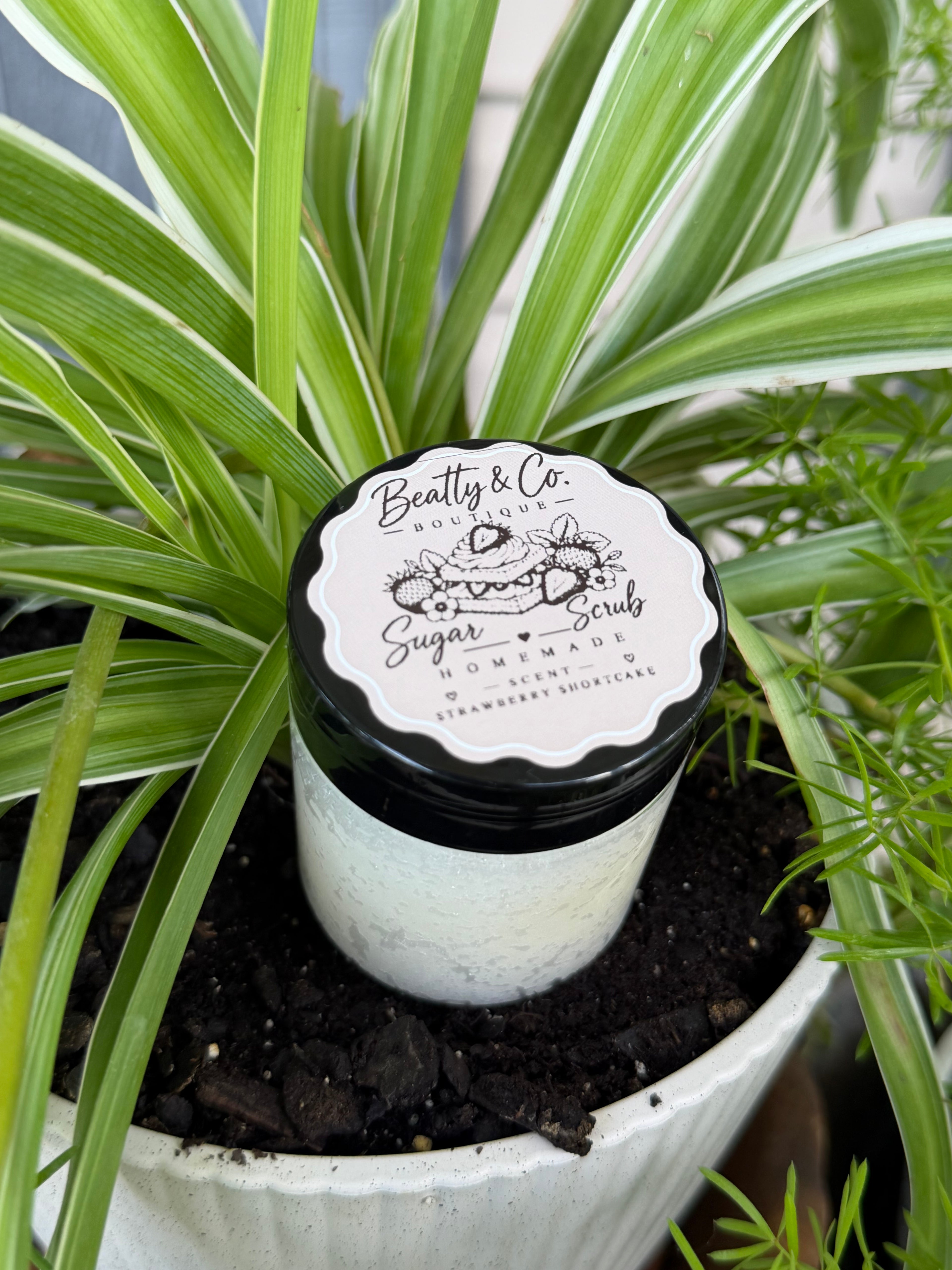 Beatty & Co. Boutique Sugar Scrub Strawberry Shortcake