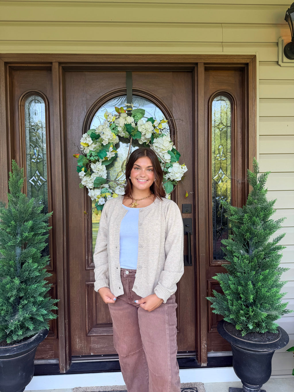 Solid Soft Knit Sweater Cardigan